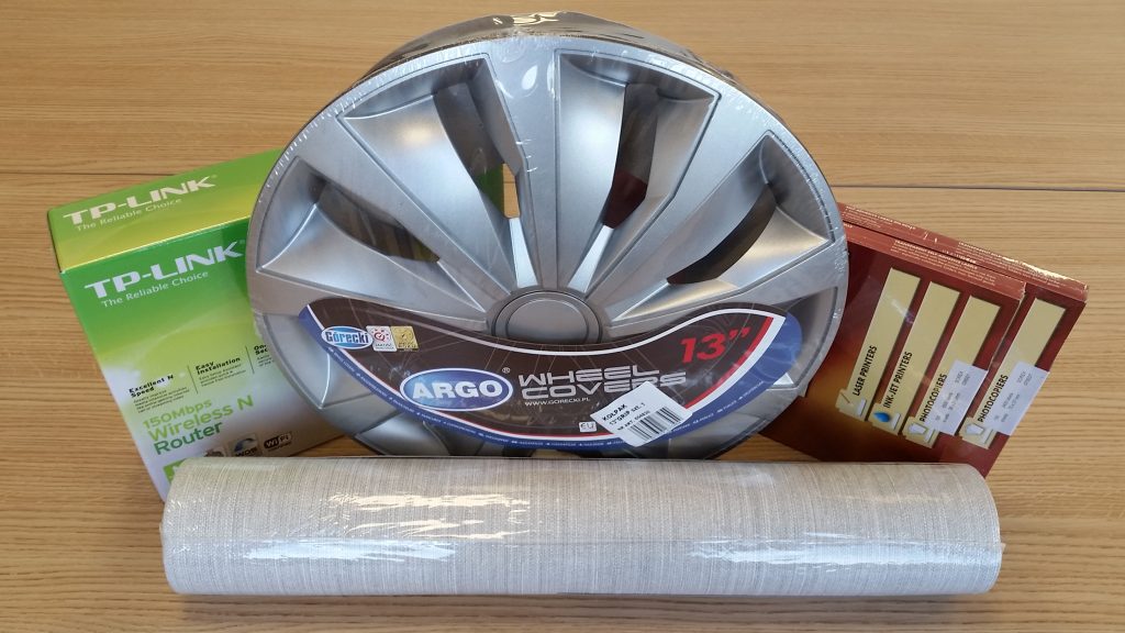 produkty spakowane w folię PCV termokurczliwą