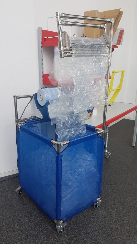 Kosz na poduszeczki i urządzenie Mini Pak'r