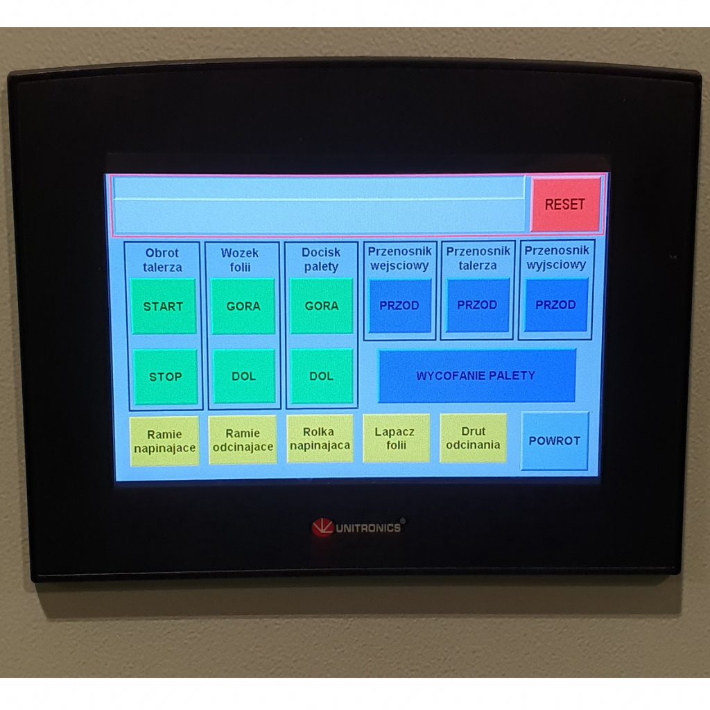 Panel sterowania Wrapper VO