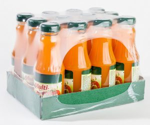 pakowanie butelek w folię polietylenową