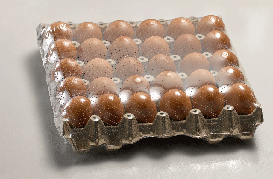 folia termokurczliwa perforowana do pakowania jajek