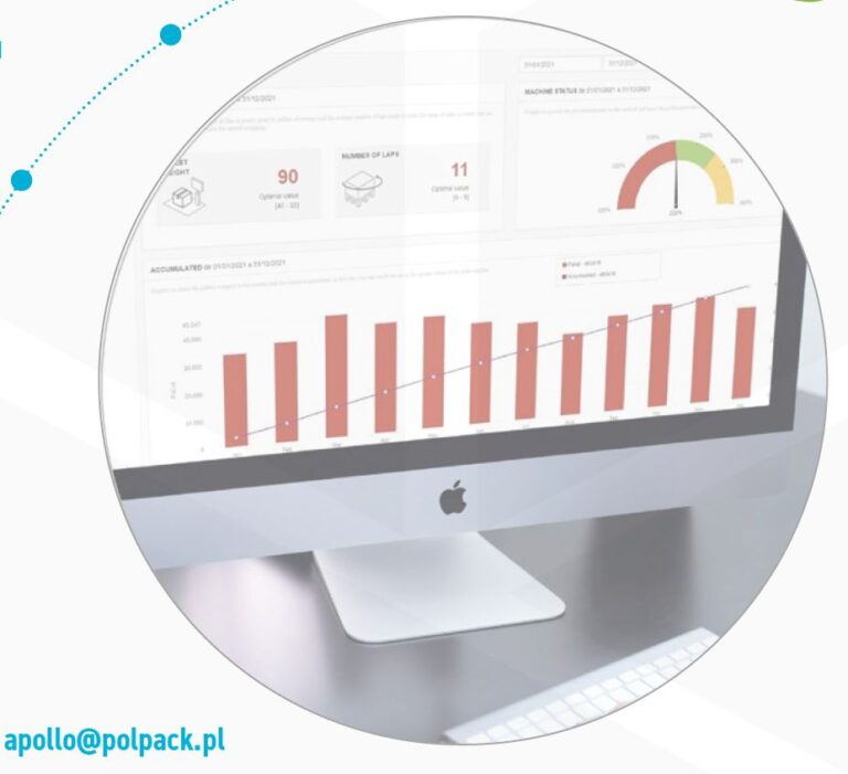 APOLLO — system monitorowania owijania palet i zużycia folii stretch