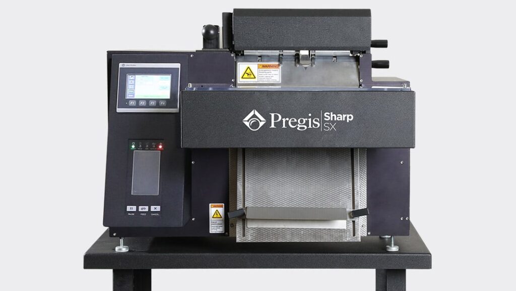 PREGIS SHARP SX — kompaktowa maszyna do pakowania w worki