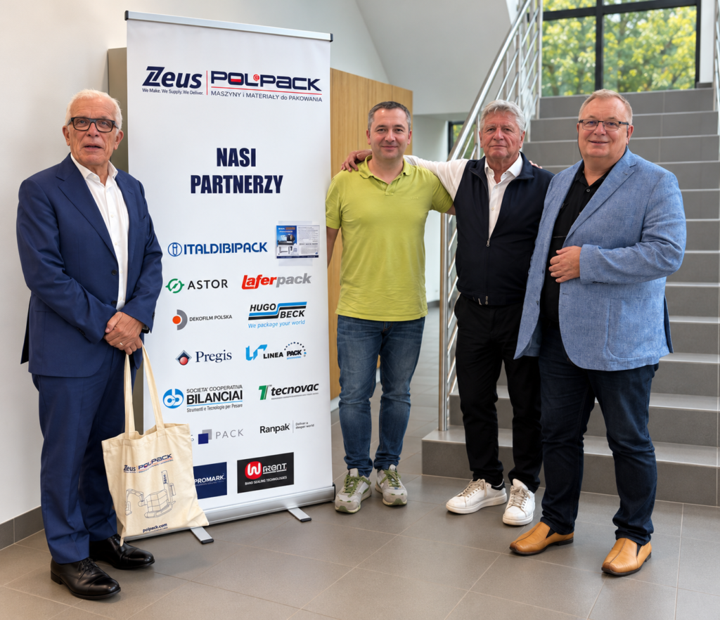 Spotkanie przedstawicieli POLPACK ZEUS i Italdibipack podczas dni otwartych w Warszawie w 2025 roku